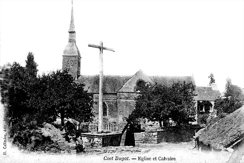 Gugon (Bretagne) : glise de Cot-Bugat.