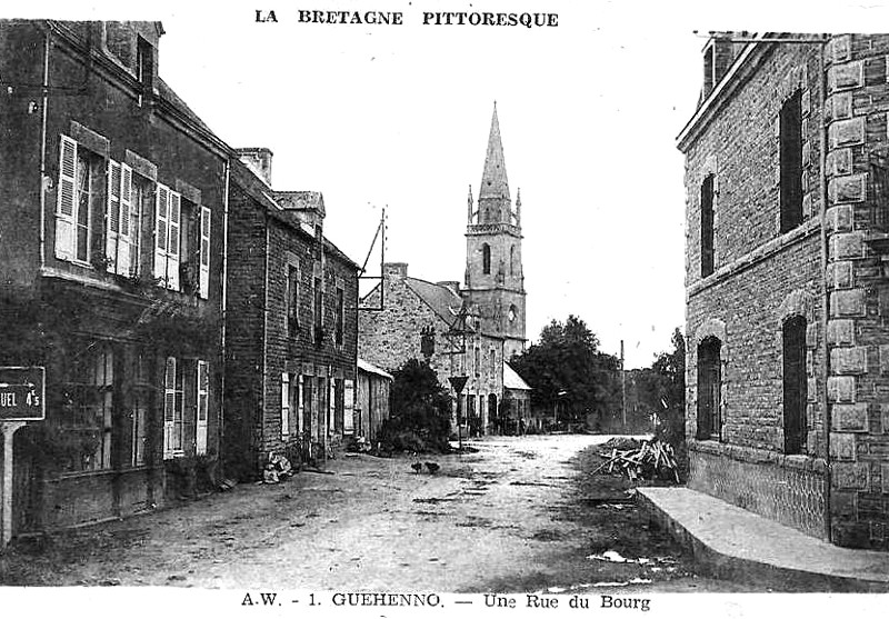 Ville de Guhenno (Bretagne).
