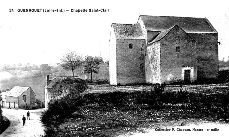 Chapelle Saint-Clair  Guenrout (anciennement en Bretagne).