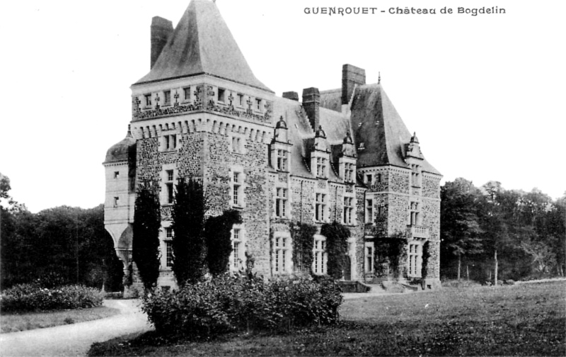 Chteau de Bogdelin  Guenrout (anciennement en Bretagne).