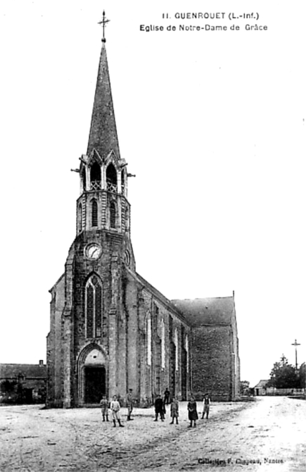Eglise Notre-Dame de Grce  Guenrout (anciennement en Bretagne).