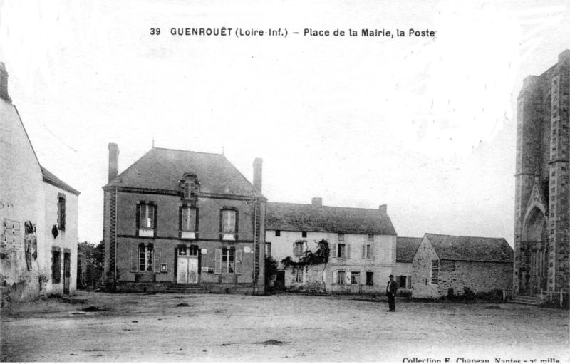 Ville de Guenrout (anciennement en Bretagne).