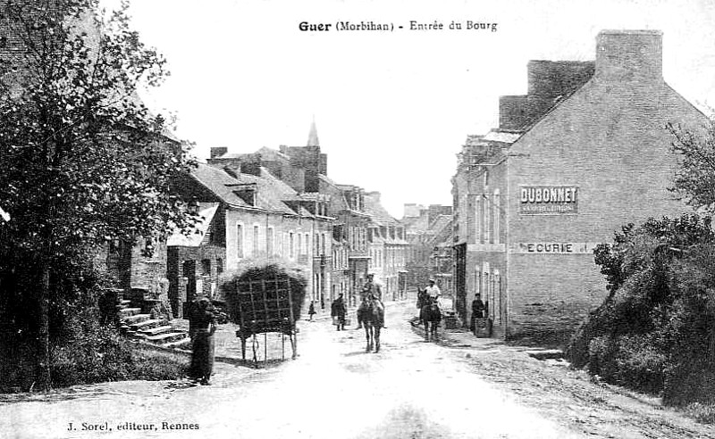 Ville de Guer (Bretagne).