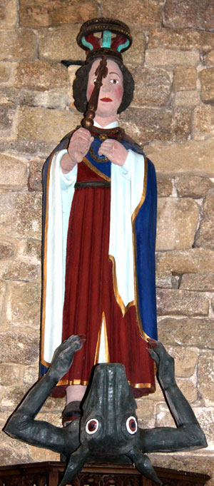 Statue de la chapelle Saint-Trmeur de Guerlesquin (Bretagne)