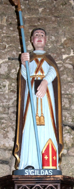 Statue de la chapelle Saint-Trmeur de Guerlesquin (Bretagne)