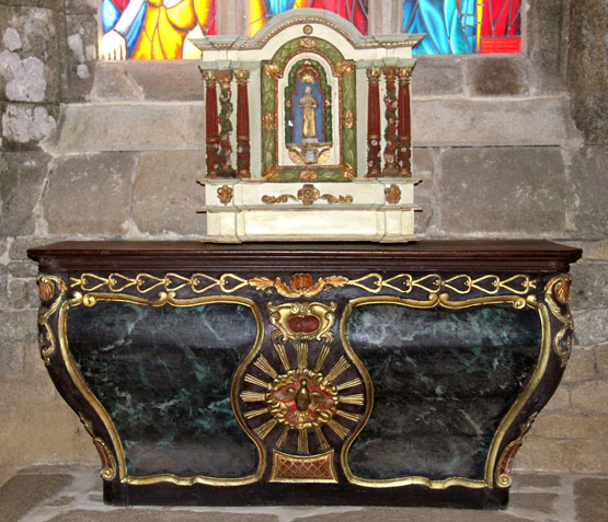 Matre-autel de la chapelle Saint-Trmeur de Guerlesquin (Bretagne)