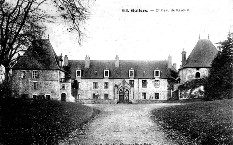 Chteau de Kroual  Guilers (Bretagne).