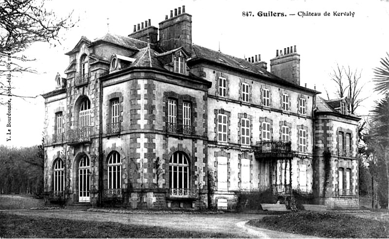 Chteau de Kervaly  Guilers (Bretagne).