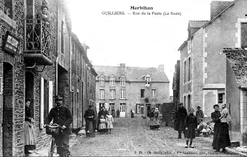 Ville de Guilliers (Bretagne).