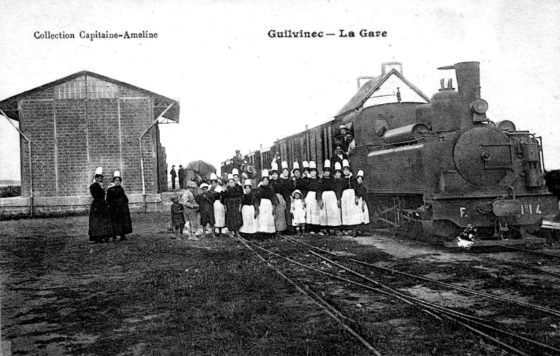 Gare du Guilvinec (Bretagne).