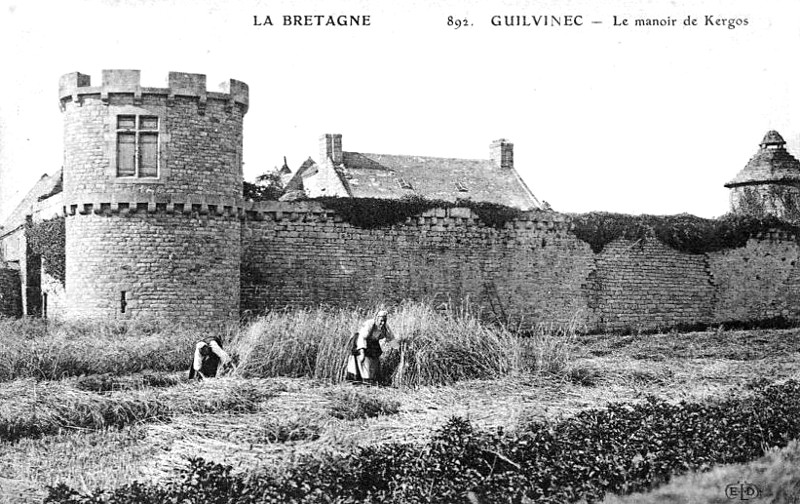Manoir de Kergoz au Guilvinec (Bretagne).