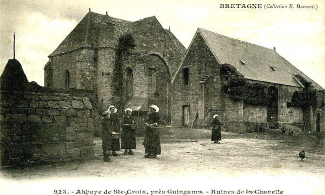 Abbaye Sainte-Croix de Guingamp (Bretagne).