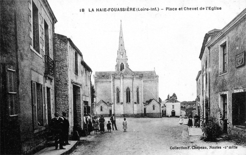 Ville de La Haie-Fouassire (anciennement en Bretagne).