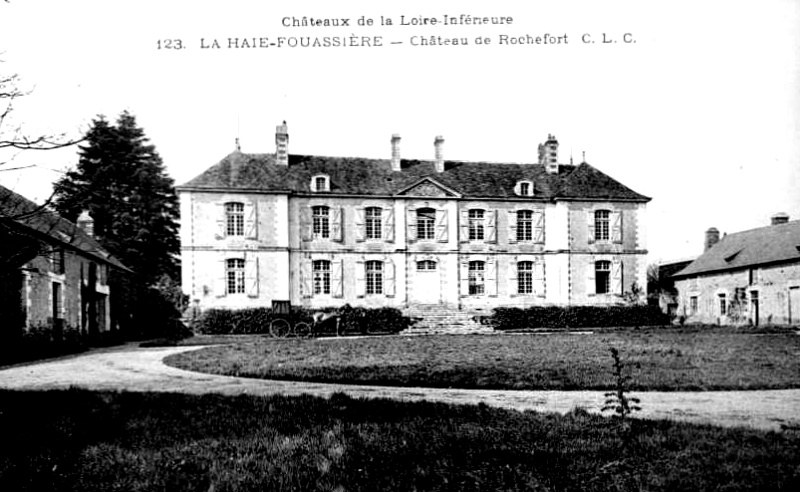 Chteau de La Haie-Fouassire (anciennement en Bretagne).