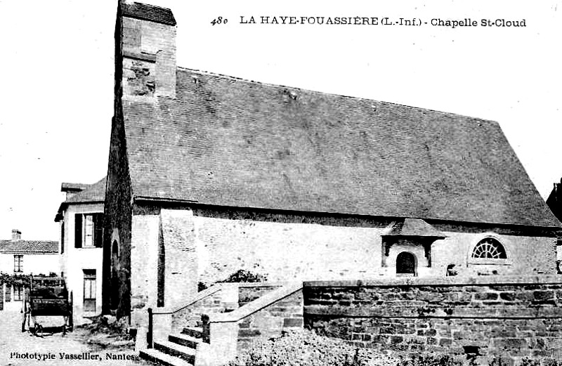 Chapelle Saint-Cloud  La Haie-Fouassire (anciennement en Bretagne).