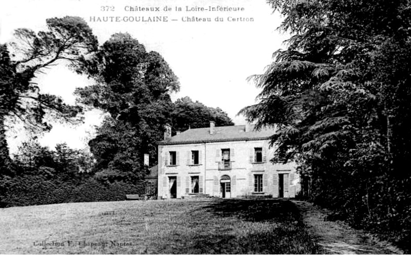 Chteau de Cartron  Haute-Goulaine (Bretagne).