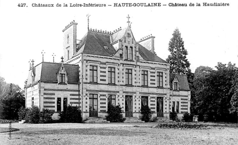 Chteau de la Haudinire  Haute-Goulaine (Bretagne).