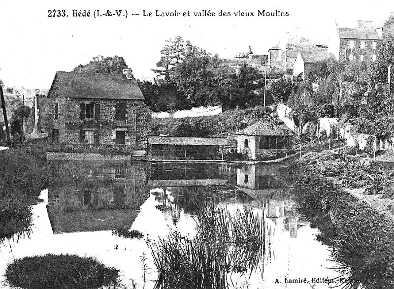 Etang et Lavoir de Hédé (Bretagne).