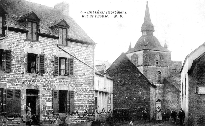 Ville de Hellan (Bretagne).