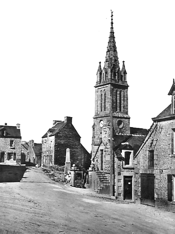 Ville de Hnansal (Bretagne).