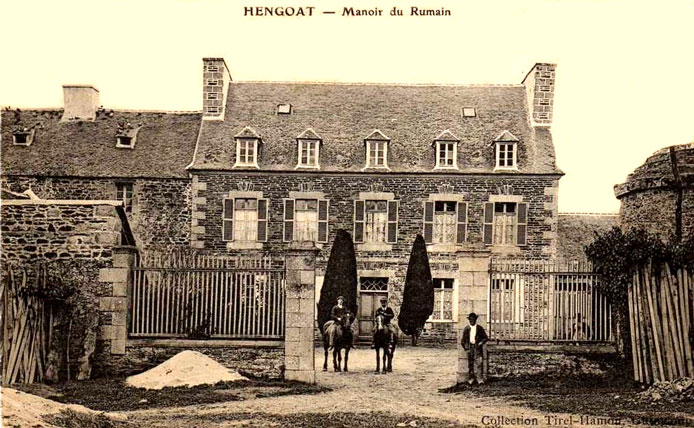 Hengoat (Bretagne) : manoir du Rumain