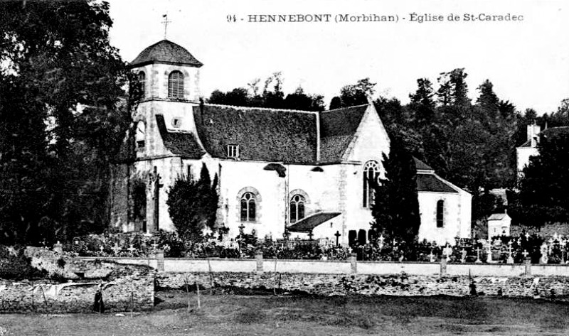 Eglise Saint-Caradec d'Hennebont (Bretagne).