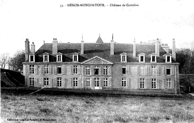 Ville de Hnon (Bretagne) : le chteau de Catulan.