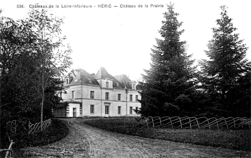 Chteau de la Prairie  Hric (anciennement en Bretagne).