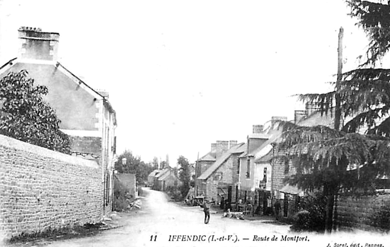 Ville d'Iffendic (Bretagne).