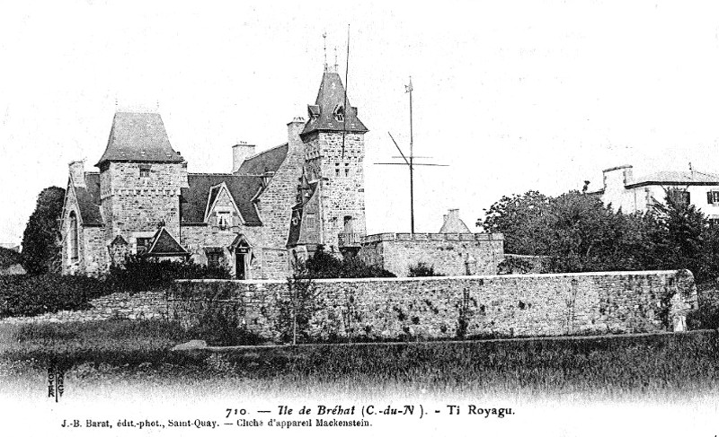 Manoir de l'le-de-Brhat (Bretagne).
