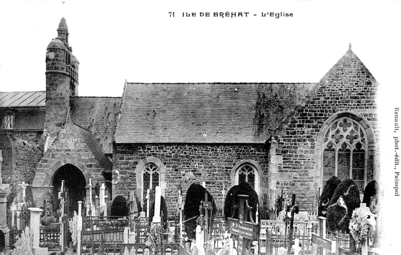 Eglise de l'le-de-Brhat (Bretagne).