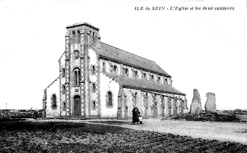 Eglise de l'le de Sein (Bretagne).