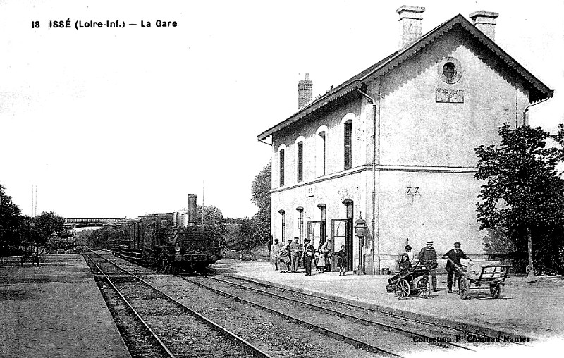 Gare d'Iss (anciennement en Bretagne).