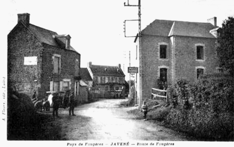Ville de Javen (Bretagne).