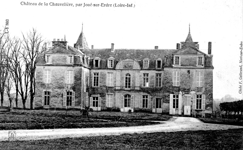 Chteau de la Chauvelire  Jou-sur-Erdre (anciennement en Bretagne).