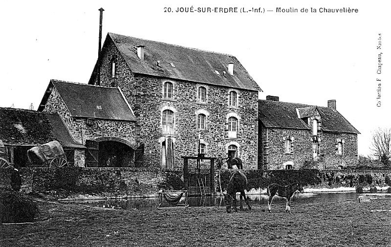 Moulin de la Chauvelire  Jou-sur-Erdre (anciennement en Bretagne).