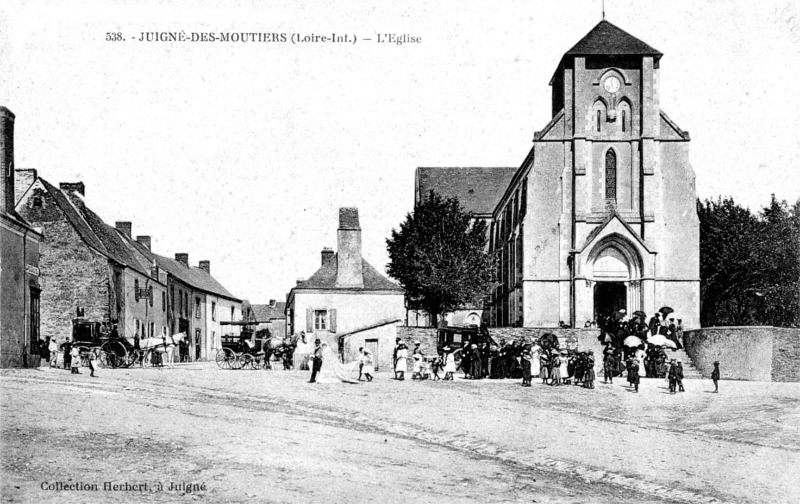 Ville de Juign-les-Moutiers (Bretagne).