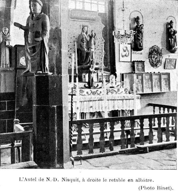 Plouha : l'autel de la chapelle de Kermaria-Nisquit