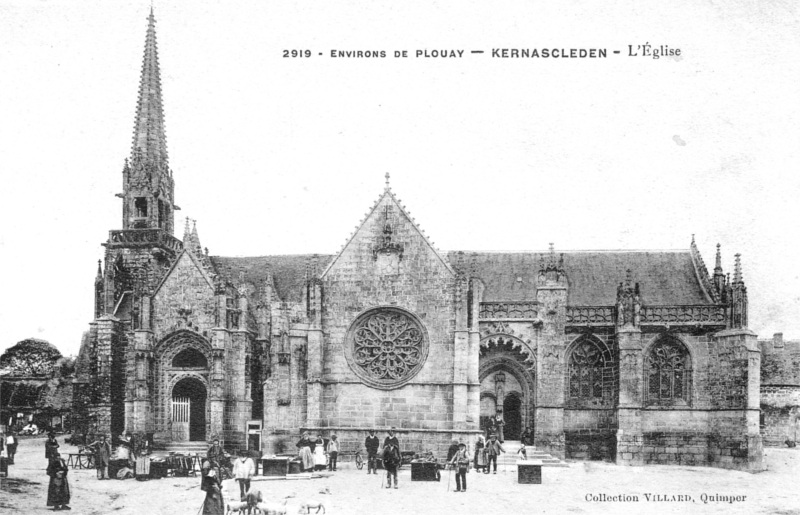 Eglise de Kernasclden (Bretagne).