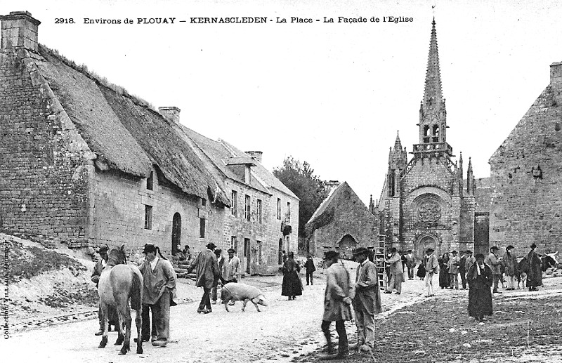 Ville de Kernasclden (Bretagne).
