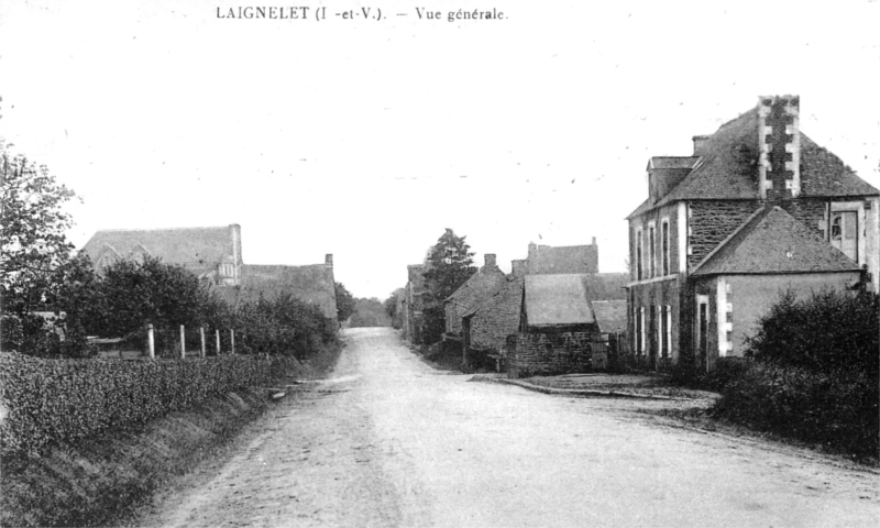 Ville de Laignelet (Bretagne).