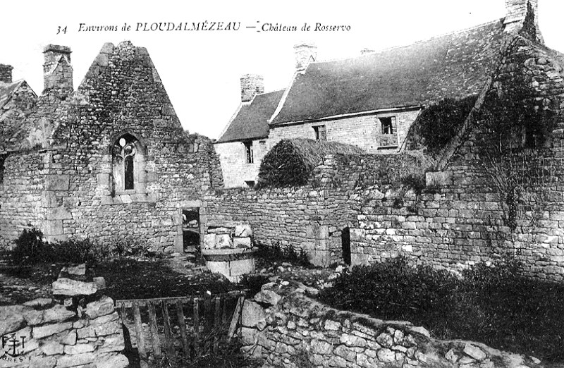 Chteau de Rocervo ou Rosservo  Lampaul-Ploudalmzeau (Bretagne) 