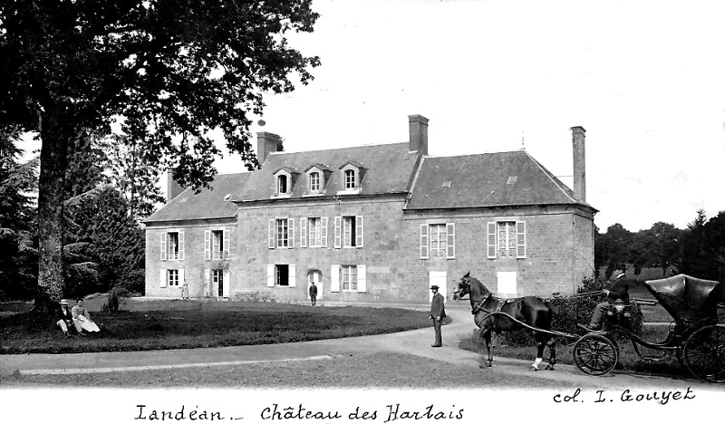 Chteau des Harlais en Landan (Bretagne).