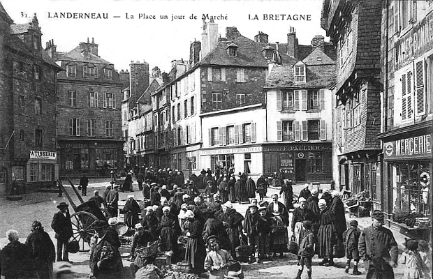 March de Landerneau (Bretagne).