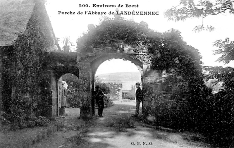 Abbaye de Landvennec (Bretagne).