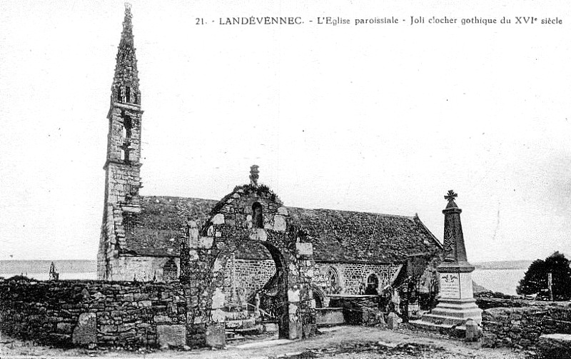 Eglise de Landvennec (Bretagne).