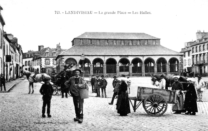 Halles de Landivisiau (Bretagne).