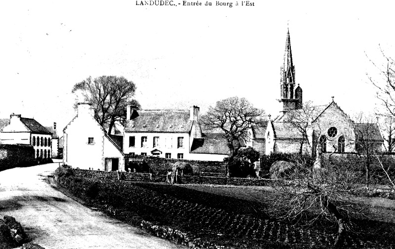 Ville de Landudec (Bretagne).