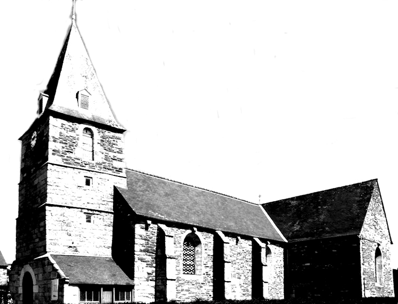 Eglise de Lanfains (Bretagne).