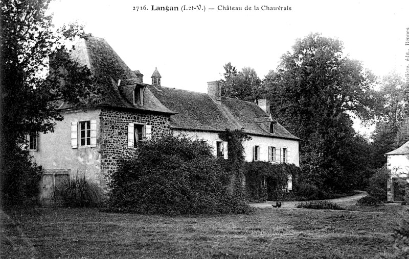 Chteau de Chauvrais  Langan (Bretagne).